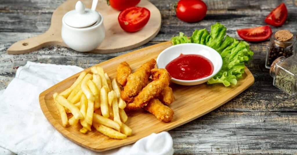 Chicken wings With Fries
