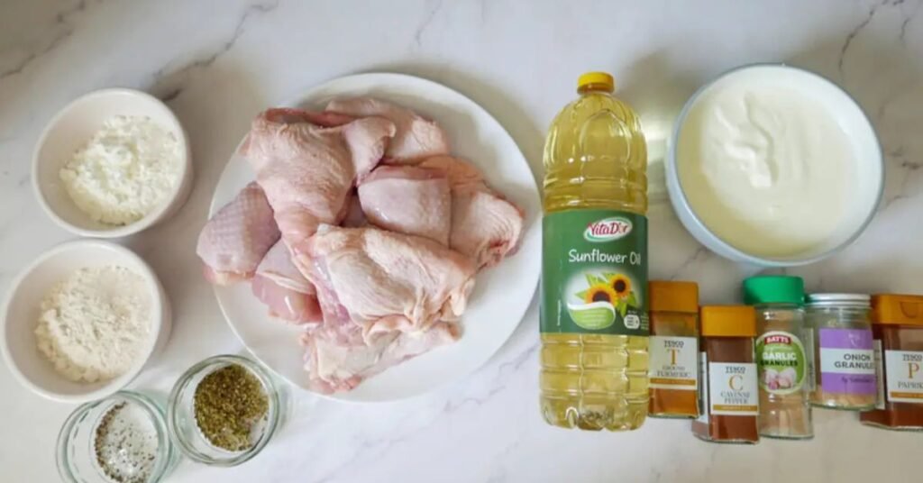 Ingredients for right butter chicken