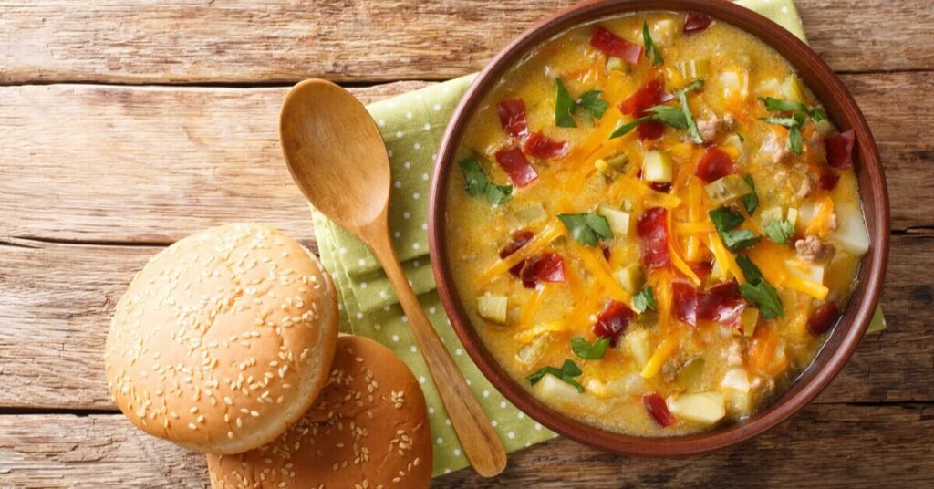 Cheeseburger Soup Recipe 
