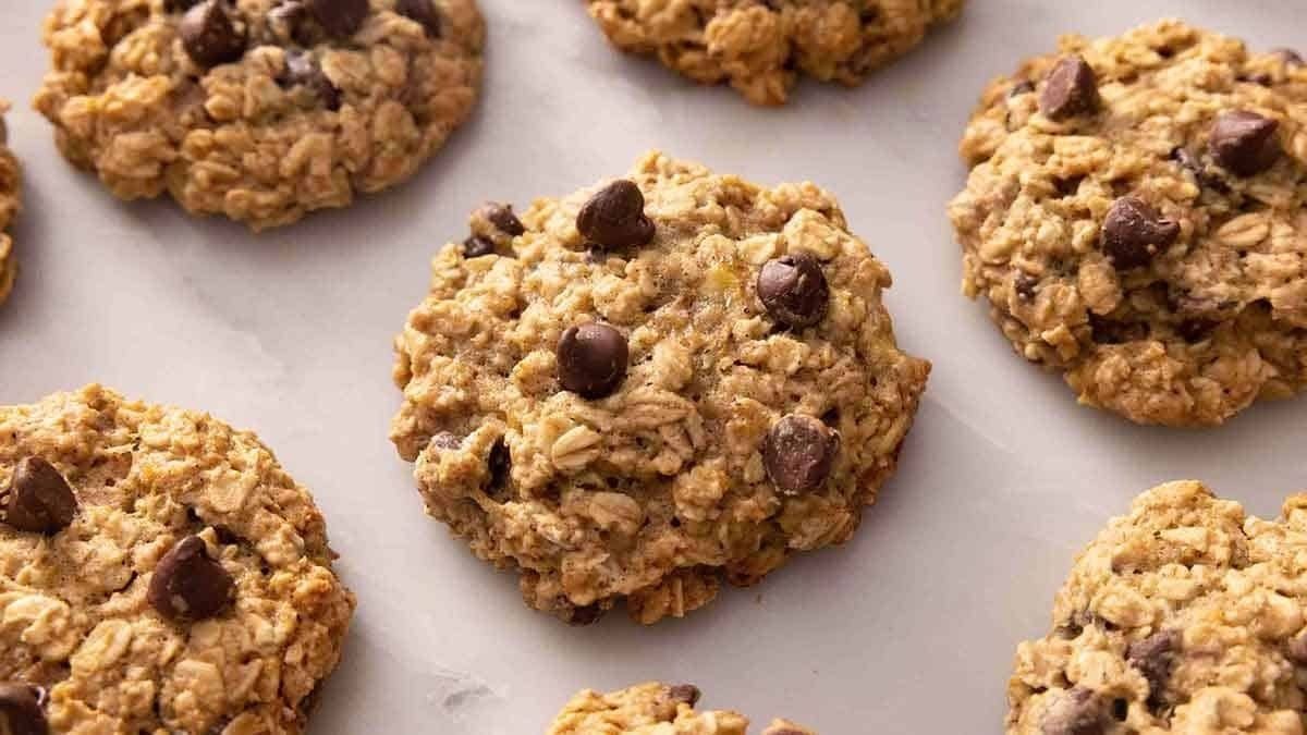 banana oatmeal cookies