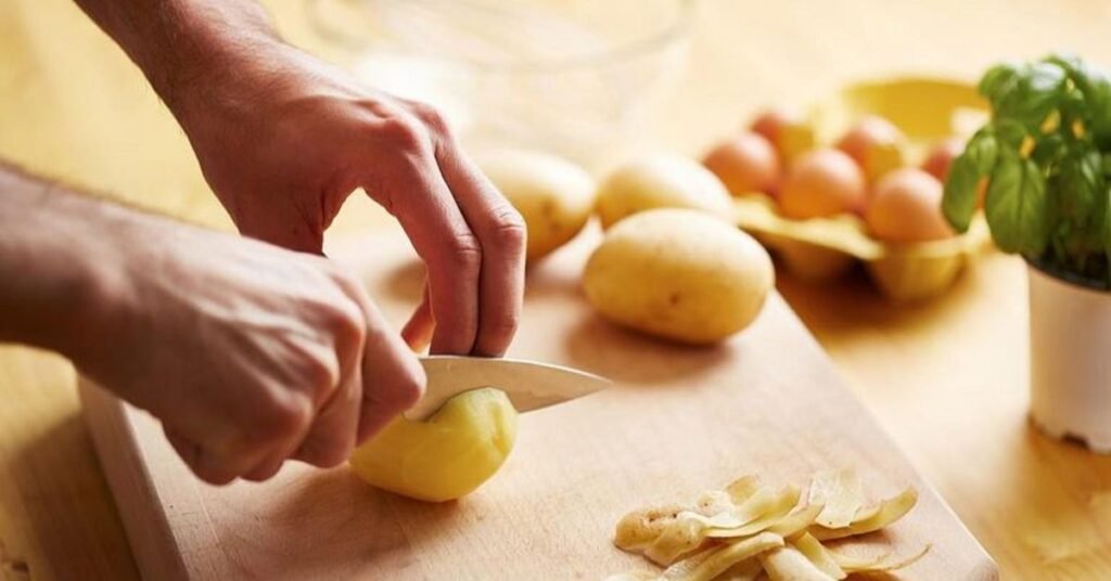 Preparing Potatoes for Frying